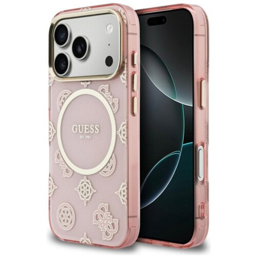  maska guess iml peony dot magsafe za iphone 17 pro roza Cene