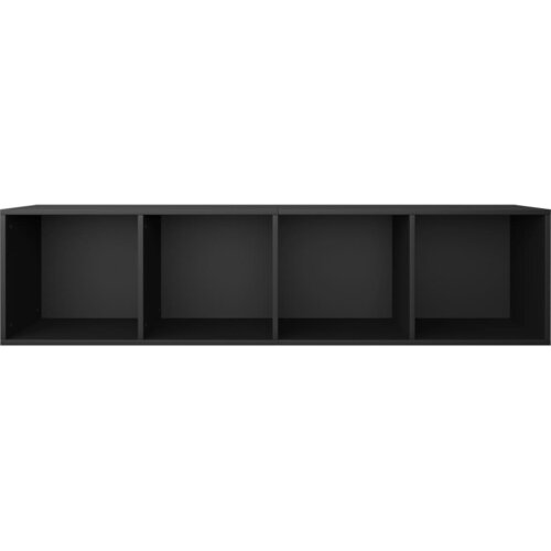  za knjige/TV crni 36 x 30 x 143 cm konstruirano drvo Slike