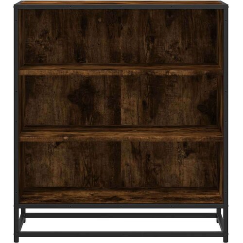 VidaXL Komoda boja hrasta 68x35x76 cm konstruirano drvo i metal Slike