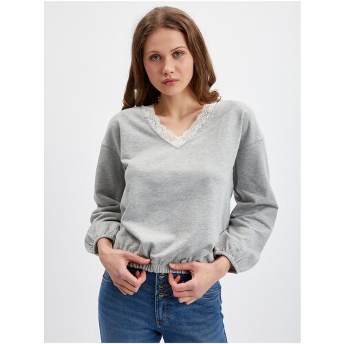 Orsay Light Grey Women Facial Sweatshirt - Women Slike