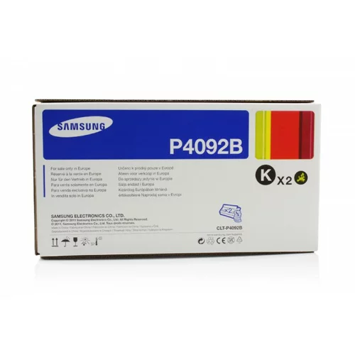 Samsung Toner CLT-P4092B Black / Dvojno pakiranje / Original