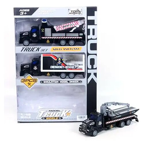 Magic Toys Re&scaron;evalni kamion s potegom nazaj 3-delni komplet 1:48 Cene
