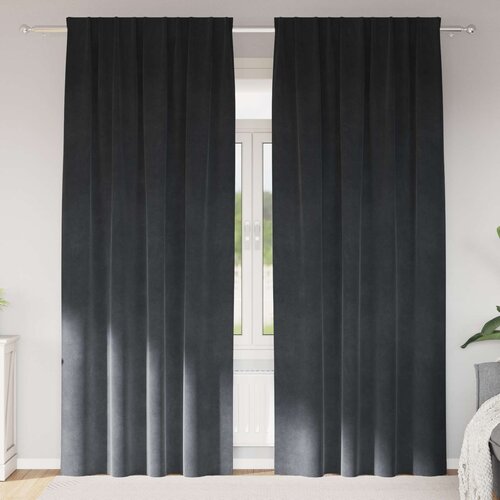  Zavjese za zamračivanje 2 pcs Svijetlo siva 140 x 225 cm Bar&scaron;un Cijene