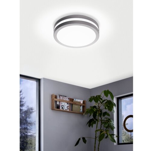 Eglo 33572 - LED prigu&amp;scaron;iva kupatilska svetiljka LOCANA-C 14W/230V IP44 srebrna Slike