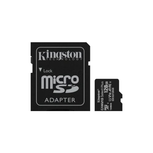 Kingston MicroSD Canvas Select Plus Memory Card 128GB ADAP Class10 Cijene