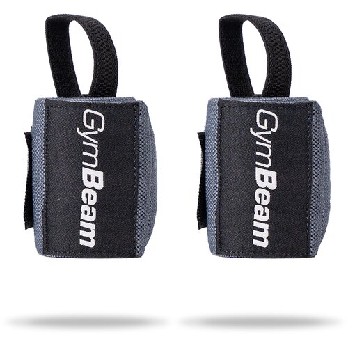 GymBeam bandažeri za zglobove firm dark grey Slike