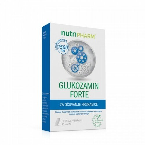 Nutripharm glukozamin forte 1500 mg 30 tableta Cene