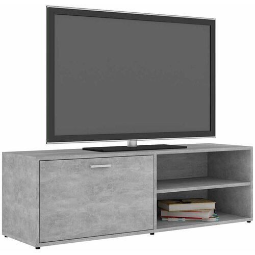  TV ormarić siva boja betona 120 x 34 x 37 cm konstruirano drvo Slike