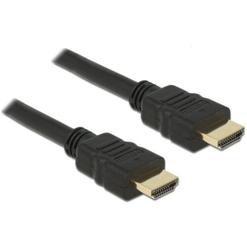 Delock hdmi kabel z mrežno povezavo 1,5m črn high speed ultra hd 4K 84753 Cene