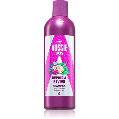 Aussie SOS Repair Revive hranilni &amp;scaron;ampon za obremenjene lase in lasi&amp;scaron;če 300 ml Slike