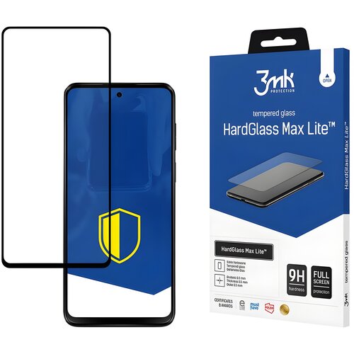 3mk HardGlass Max Lite - za&scaron;titno staklo za Motorola Moto G13/Moto G23 - Crna KP26634 Cene