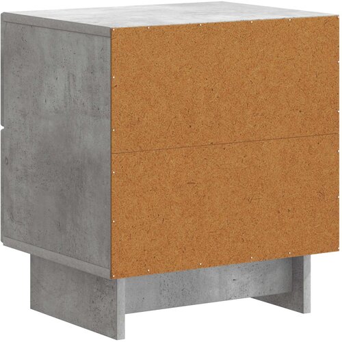  Noćni ormar s ladicama 2 pcs Betonska siva 43 x 34,5 x 47,5 cm Slike