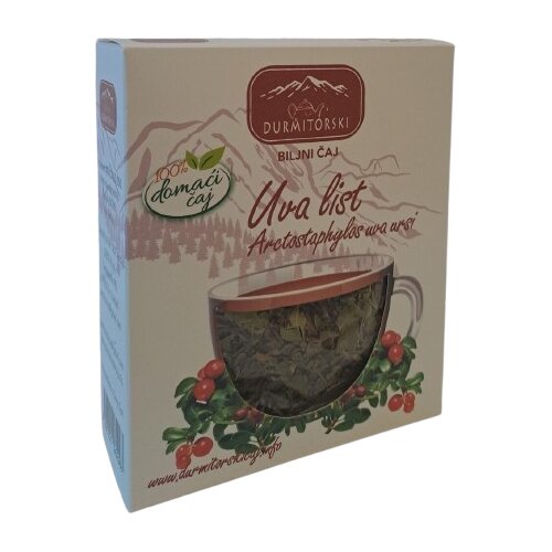 Durmitorski čaj Uva list, Rinfuz, 40g Slike