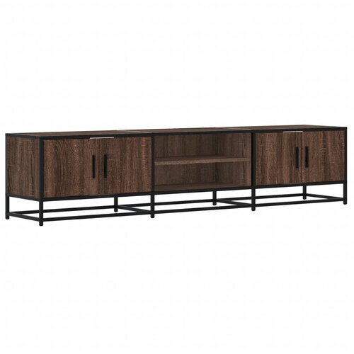 Maison Chic TV omarica - TV stojalo - Televizijska omarica rjav hrast 180x35x41 cm inženirski les, (21701479) Cene