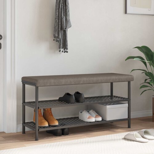  Jastučić za klupu Umjetna koža Siva Dubina 35 cm Slike