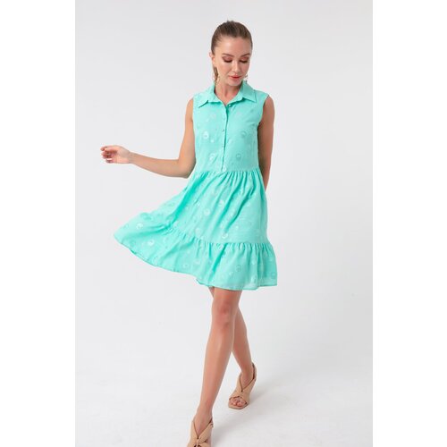 Lafaba Dress - Green - Smock dress Slike