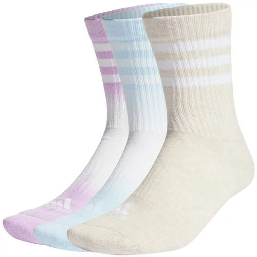 Adidas Dip-Dyed 3-Stripes Cushioned Crew Socks 3-Pack