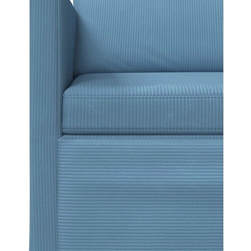  Set sofe 2 pcs Plava Kordura tekstil Slike
