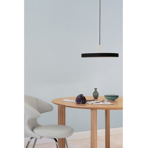 UMAGE Črna LED viseča svetilka s kovinskim senčnikom &amp;oslash; 43 cm Asteria Medium &amp;ndash; Slike