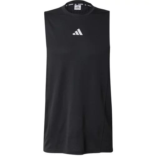 Adidas Funkcionalna majica 'Hiit' črna / bela