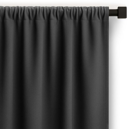Restilo curtain CARLI color steel plain style classic tape type of material - textiles oxford 200x270 Cijene