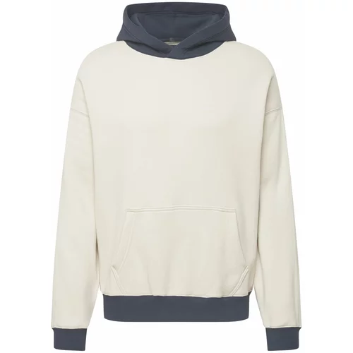 Abercrombie & Fitch Sweater majica ecru/prljavo bijela / tamno plava