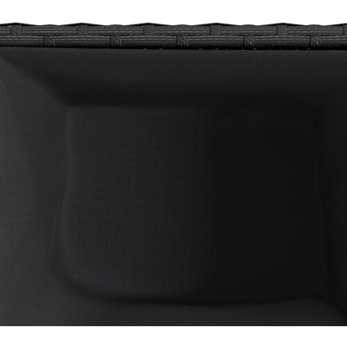  Vrtna sadilica crna 36 x 30 x 32 cm od poliratana Slike