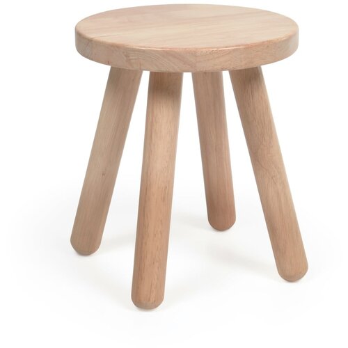 Kave Home Dječja stolica od kaučukovog drveta Dilcia, &amp;oslash; 24 cm Slike
