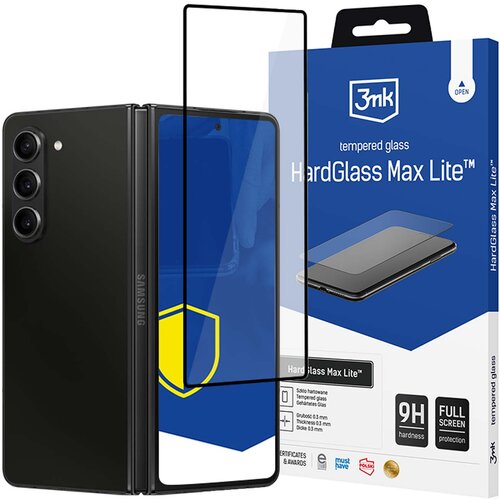 3mk KALJENO STEKLO HARDGLASS MAX LITE ČRNO ZA SAMSUNG GALAXY Z FOLD 6, (21976505) Slike