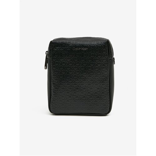 Calvin Klein Black Men's Patterned Shoulder Bag Must Mono B - Men Cene