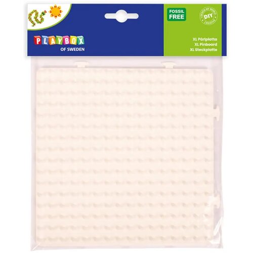 Playbox Kvadratna osnovna ploča od bioplastike 16x16cm za 5mm MIDI perle koje se mogu peglati. Cene