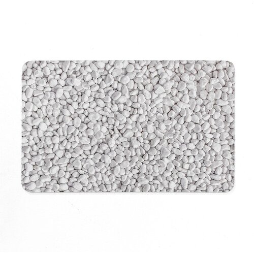 Douceur d intérieur Bela/siva gumijasta kopalniška preproga 50x80 cm Leandra – Cene