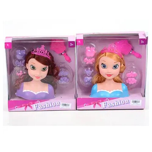 Magic Toys Glava od princeze za friziranje sa dodacima 30cm - dvije vrste Cene