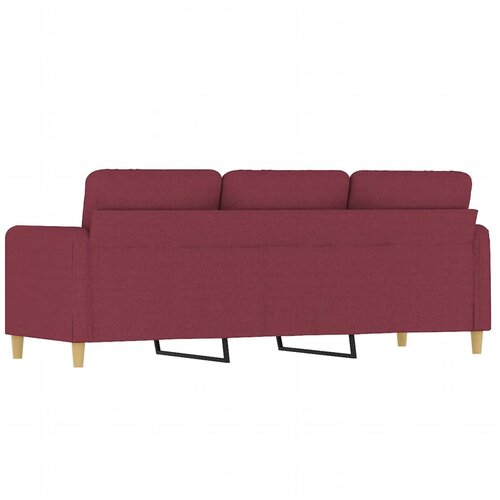  Trosjed od tkanine crvena boja vina 180 cm Slike