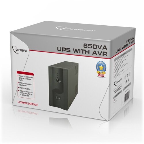 Energenie Gembird UPS-PC-652A uninterruptible power supply (UPS) Line-Interactive 0.65 kVA 390 W 3 AC outlet(s) Cijene