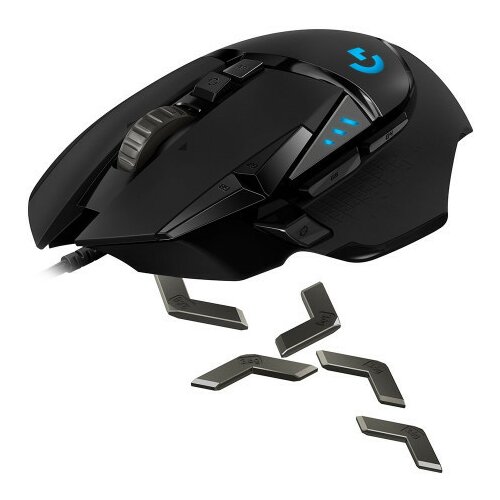 Logitech G502 corded gaming mouse hero black ( 910-005471 ) Cene