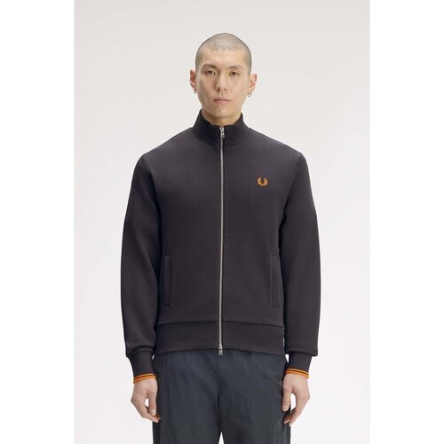 Fred Perry Flis Fp Zip Through Sweatshirt Siva Slike