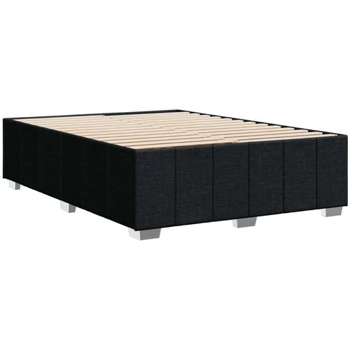 VidaXL okvir za krevet bez madraca crni 160x200 cm od tkanine Slike
