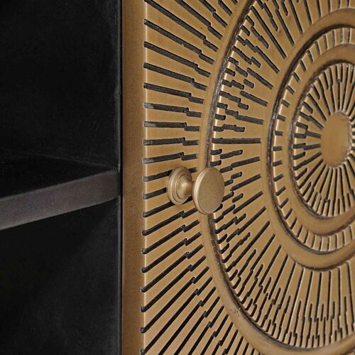  ormar s policom s pohranom s vratima Mjed 105 x 30 x 35 cm Slike
