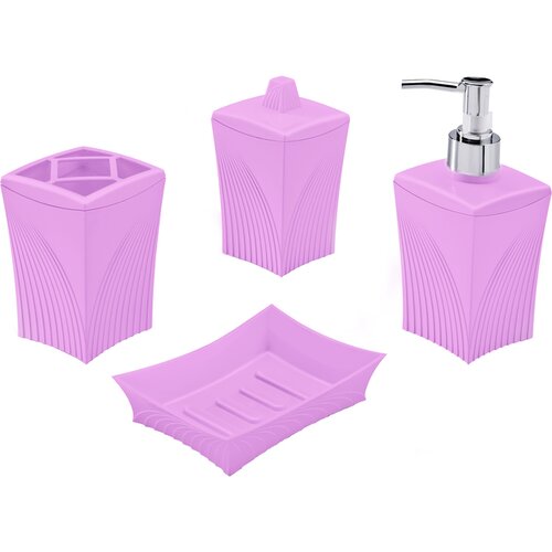 Flora Plastični Kupatilski Set Slike