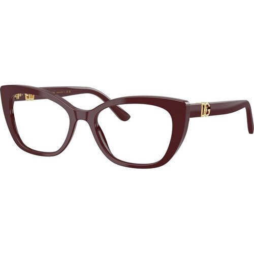 Dolce & Gabbana Ženski okvir za dioptrijske naočare, Mačkaste, Bordo Cene