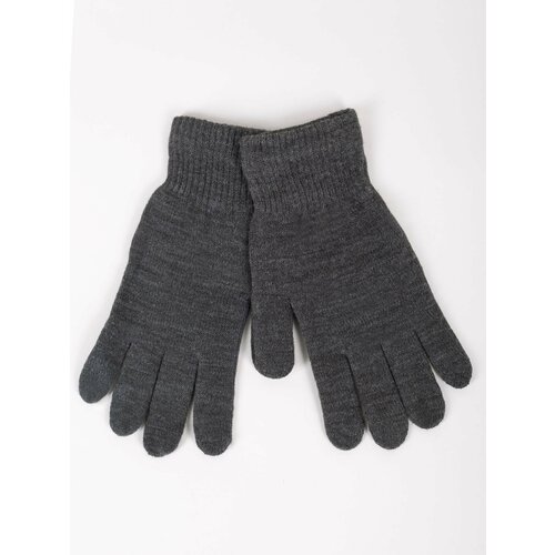 Yoclub Woman's Women'S Basic Gray Gloves RED-MAG2K-0050-007 Slike
