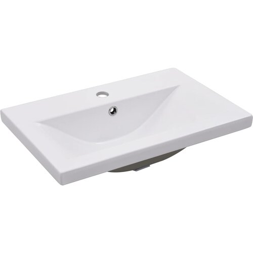 Maison Chic Vgradni Umivalnik - Kopalna umivalnik - Lavabo 61x39,5x18,5 cm keramičen bel, (21684574) Cene