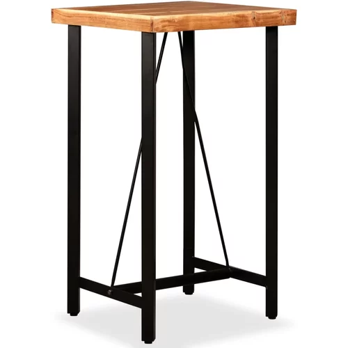 vidaXL Barski stol od masivnog bagremovog drva 60 x 60 x 107 cm
