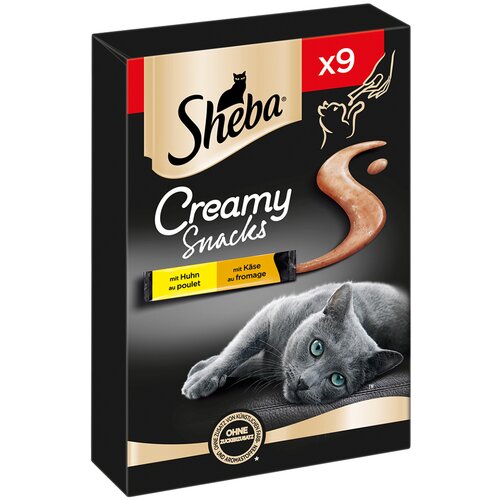 Sheba Creamy Snacks - Piščanec & sir (18 x 12 g) Cene