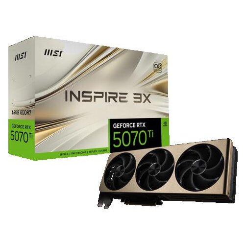 MSI SVGA RTX 5070Ti Inspire 3X OC 16GB GDDR7 Cene
