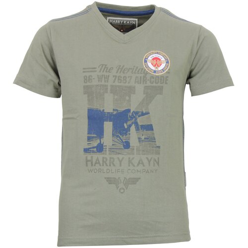 Hrk Majice s kratkimi rokavi T-shirt garcon ECEPALAN Kaki Cene