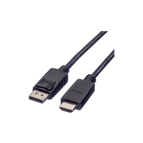 Roline DisplayPort / HDMI adapterski kabel DisplayPort vtič\, HDMI-A vtič 1.50 m črna 11.04.5779 za&scaron;čiten DisplayPort kabel, (20415300) Cene