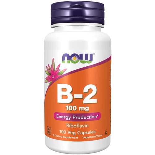 Now Foods NOV FOODS Vitamin b-2 100 mg / 100 kapsula Slike