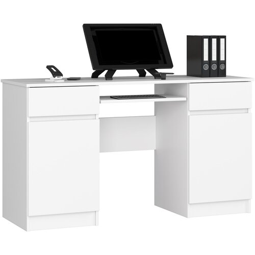 AKORD BIURKO CLP A5 2D 2SZ PK BIAŁE, (21736890) Slike
